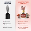 image:imageMajestic Pure Citronella Eucalyptus amp Lemongrass Reed Diffuser for Home Bathroom amp Office  Natural Aromatherapy Air Freshener with Reed Sticks amp Dried Flower 34 fl ozSaffron  Oud
