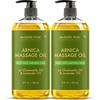 image:imageMajestic Pure Cocoa Mint Massage Oil Cooling Scented Blend 8 Fl OzArnica Massage Oil