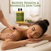 image:imageMajestic Pure Cocoa Mint Massage Oil Cooling Scented Blend 8 Fl OzArnica Massage Oil
