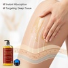 image:imageMajestic Pure Cocoa Mint Massage Oil Cooling Scented Blend 8 Fl OzCellulite With Roller