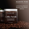 image:imageMajestic Pure Himalayan Salt Body Scrub Lychee Oil Exfoliant 10 OzArabica Coffee Scrub