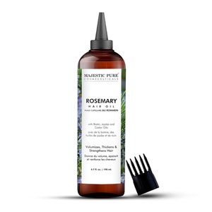 image:imageMajestic Pure 100 Pure Rosemary Oil For Hair Growth  Strengthening Nourishing Volumizing  Infused with Biotin Oil Jojoba Oil amp Castor Oil  Non GMO Verified  67 Fl Oz Pack of 2Rosemary Oil