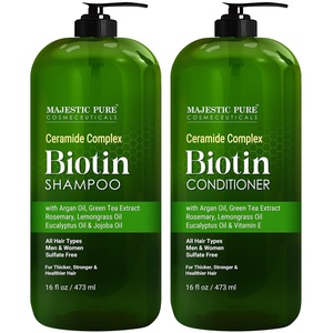 image:imageMajestic Pure Biotin Voluminizing Shampoo and Conditioner Set 2x16 Fl ozceramide