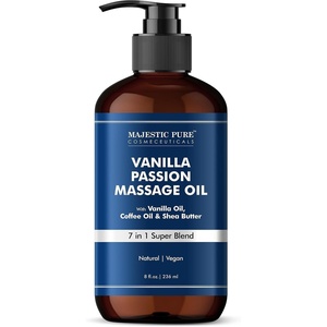 image:imageMajestic Pure Cocoa Mint Massage Oil Cooling Scented Blend 8 Fl OzVanilla