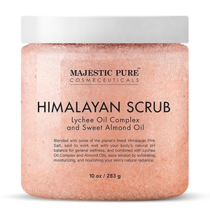 image:imageMajestic Pure Himalayan Salt Body Scrub Lychee Oil Exfoliant 10 OzHimalayan Scrub