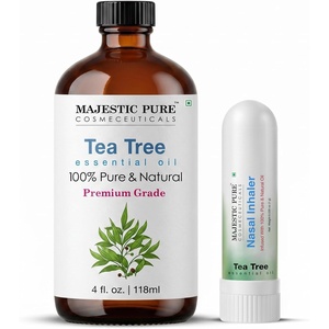 image:imageMajestic Pure Tea Tree Essential Oil with Nasal Inhaler  4 Fl OzTea Tree