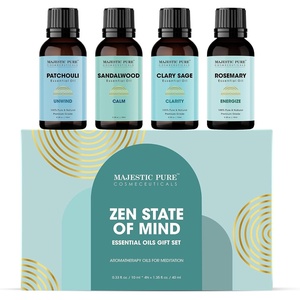 image:imageMajestic Pure Restful Night Essential Oil Gift Set  Pack of 4Meditation Essential Oil Set