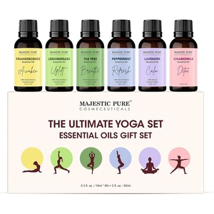 image:imageMajestic Pure Restful Night Essential Oil Gift Set  Pack of 4Yoga Essential Oil Gift Set