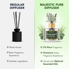 image:imageMajestic Pure Lemongrass Reed Diffuser for Home Bathroom amp Office  Natural Aromatherapy Air Freshener amp Room Fragrance with Reed Sticks amp Dried Flowers 34 fl ozCitronella  Eucalyptus