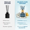 image:imageMajestic Pure Lemongrass Reed Diffuser for Home Bathroom amp Office  Natural Aromatherapy Air Freshener amp Room Fragrance with Reed Sticks amp Dried Flowers 34 fl ozYlang Ylang  Moonflower
