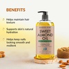 image:imageMajestic Pure Sweet Almond Oil 100 Pure amp Natural Body Oil  8 Fl Oz